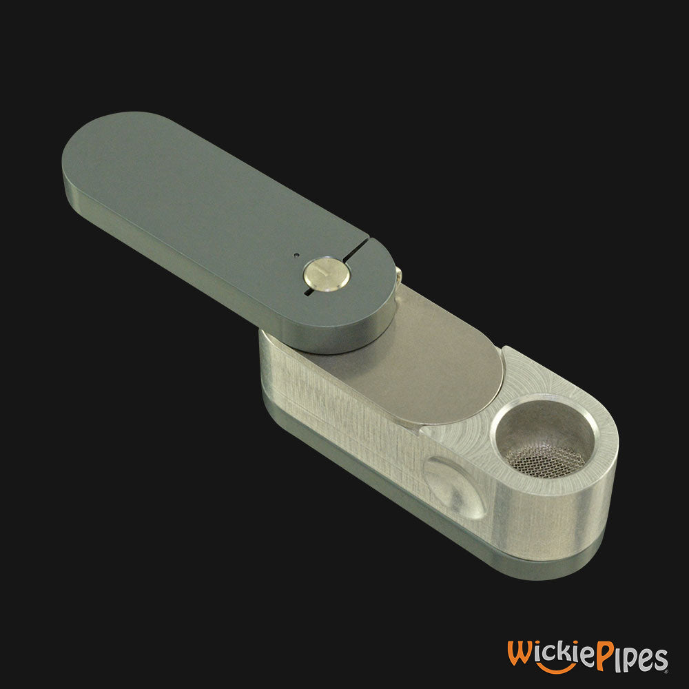 High Tech Pipes - METRO Lyte Hand Pipe Gray bowl | WickiePipes.com