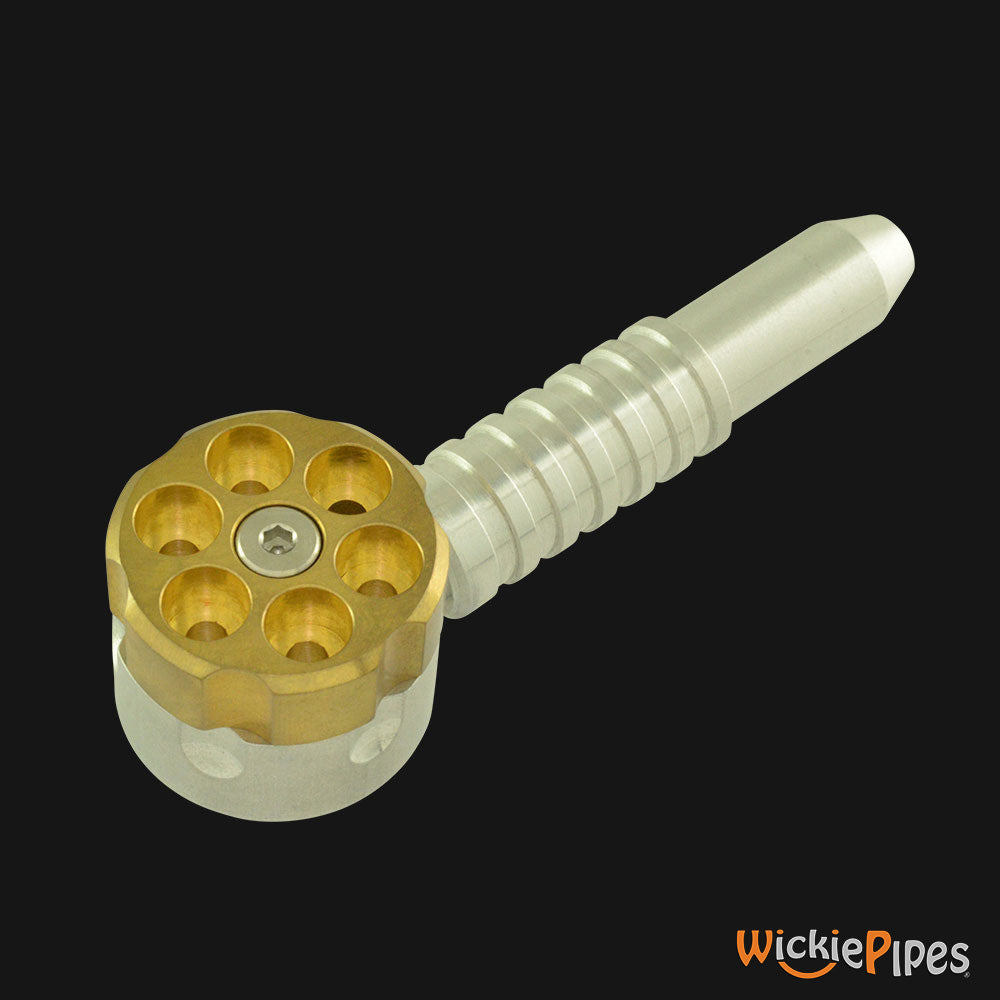 High Tech Pipes - Six Shooter Hand Pipe | WickiePipes.com