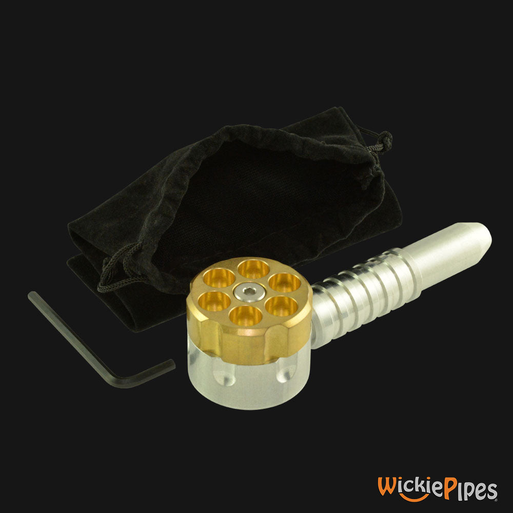 High Tech Pipes - Six Shooter Hand Pipe accessories | WickiePipes.com