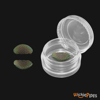 Thumbnail for Mori Design - Raydiator Pipe Dome 0.625 Inch Titanium Screen 1-Pack storage | WickiePipes.com