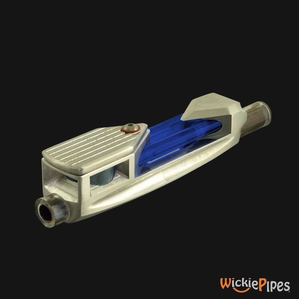 Mori Design - Raydiator Titanium Hand Pipe Blue | WickiePipes.com