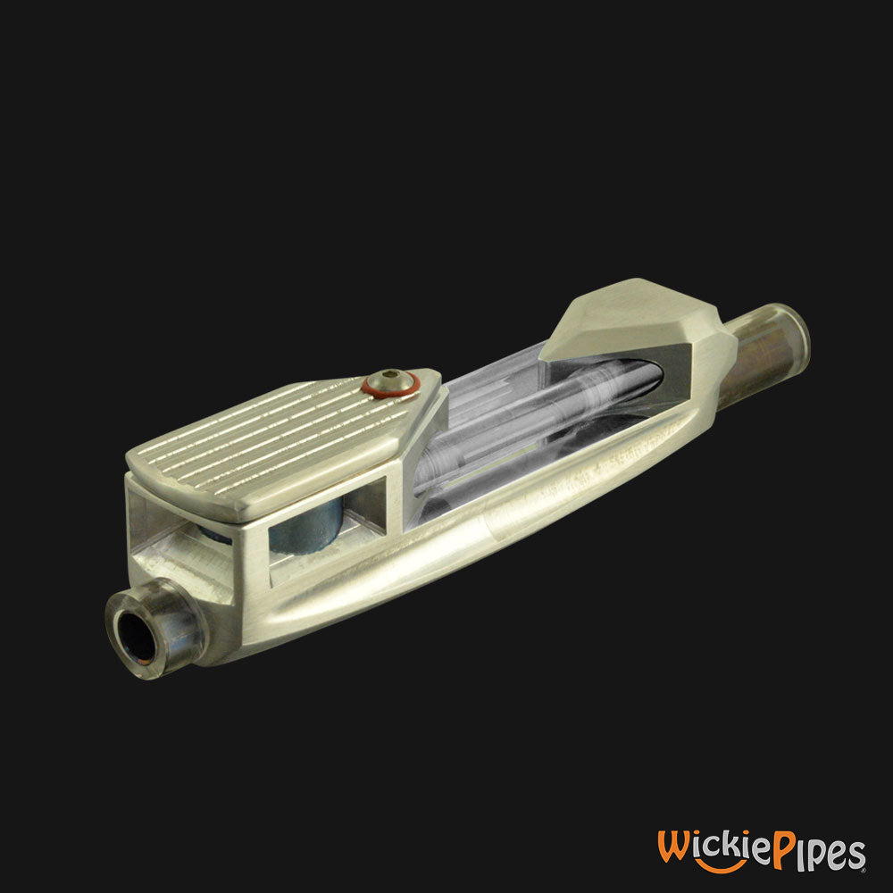 Mori Design - Raydiator Titanium Hand Pipe Clear | WickiePipes.com