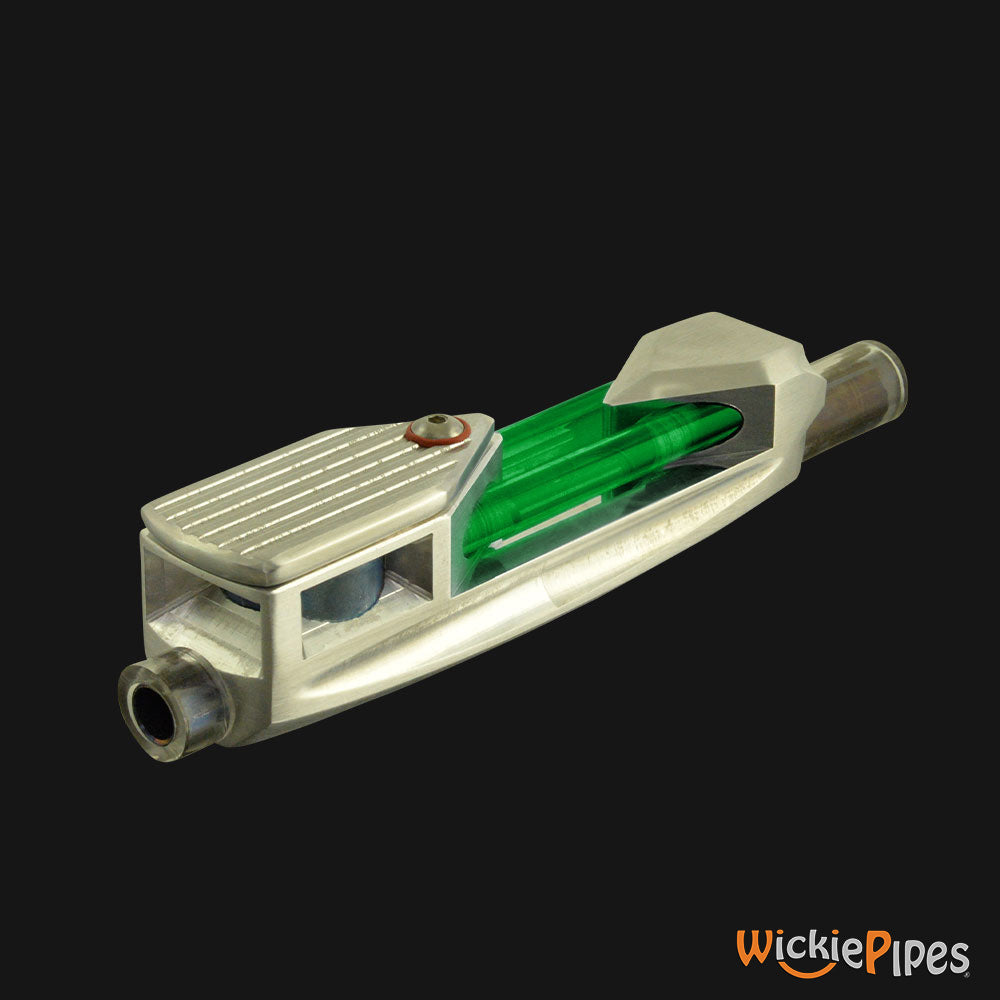 Mori Design - Raydiator Titanium Hand Pipe Green | WickiePipes.com