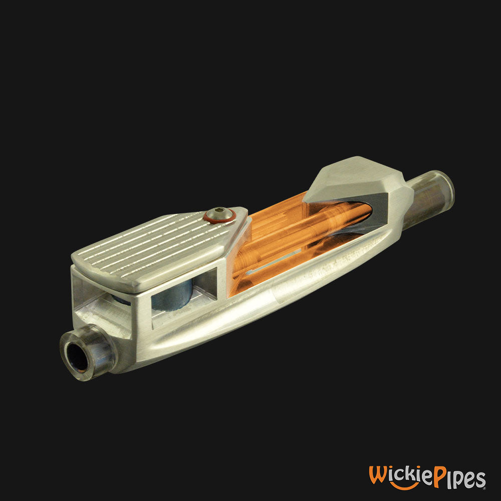 Mori Design - Raydiator Titanium Hand Pipe Orange |  WickiePipes.com