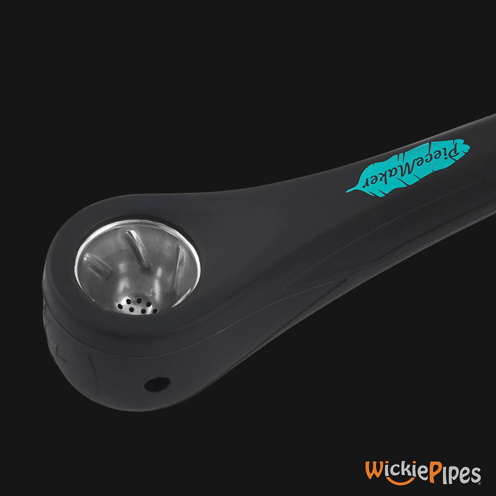 PieceMaker Konjurer Abyss Black 12-Inch Silicone Gandalf Pipe Bowl View | WickiePipes.com