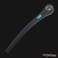 Thumbnail for PieceMaker Konjurer Abyss Black 12-Inch Silicone Gandalf Pipe Screened Bowl | WickiePipes.com