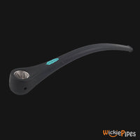 Thumbnail for PieceMaker Konjurer Abyss Black 12-Inch Silicone Gandalf Pipe w_Carb | WickiePipes.com