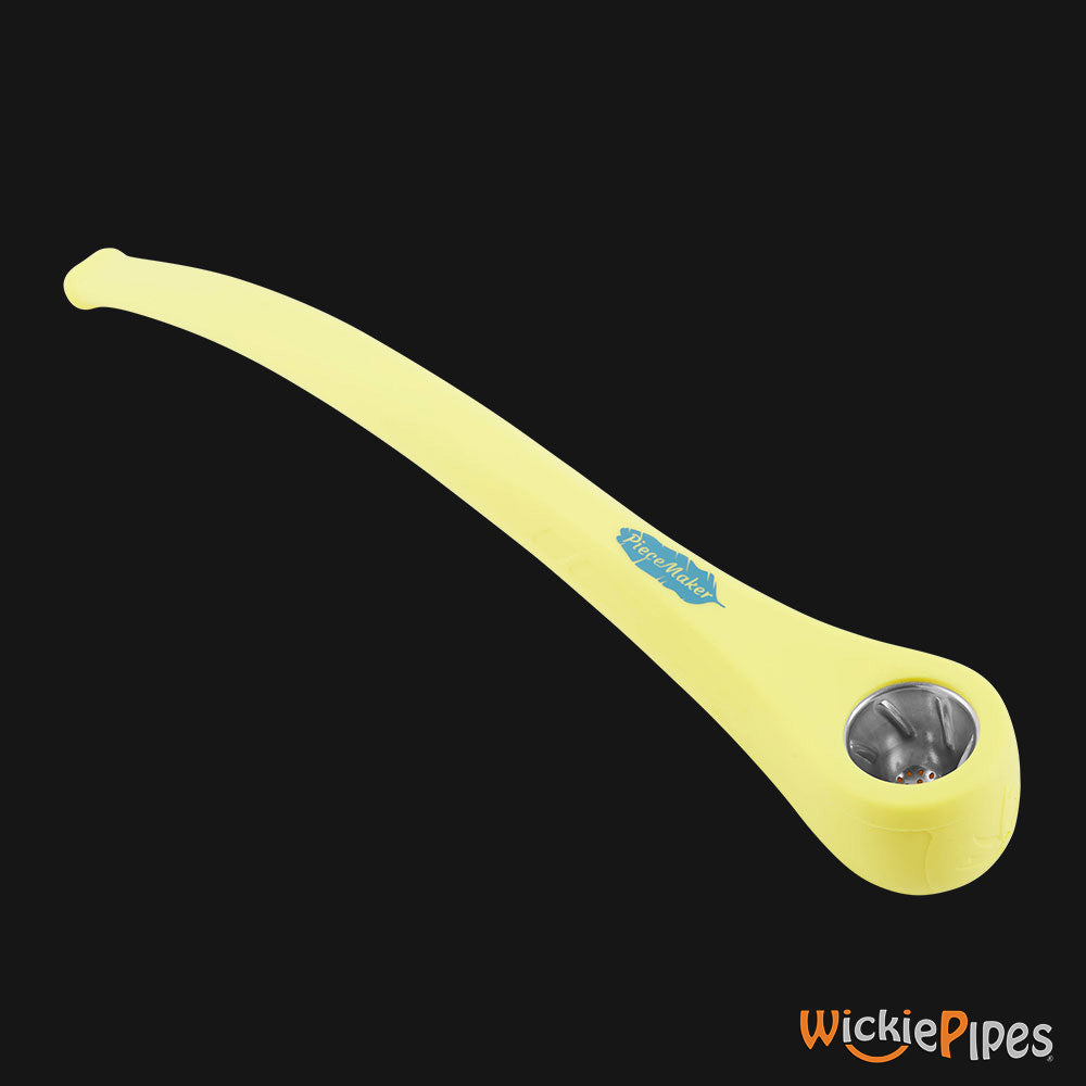 PieceMaker Konjurer Yuca Yellow 12-Inch Silicone Gandalf Pipe | WickiePipes.com