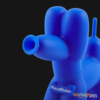 Thumbnail for PieceMaker K9 Ingvar Blue 7-Inch Mini Dog Silicone Water Pipe Mouthpiece | WickiePipes.com