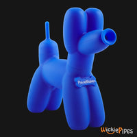 Thumbnail for PieceMaker K9 Ingvar Blue 7-Inch Mini Dog Silicone Water Pipe Right | WickiePipes.com