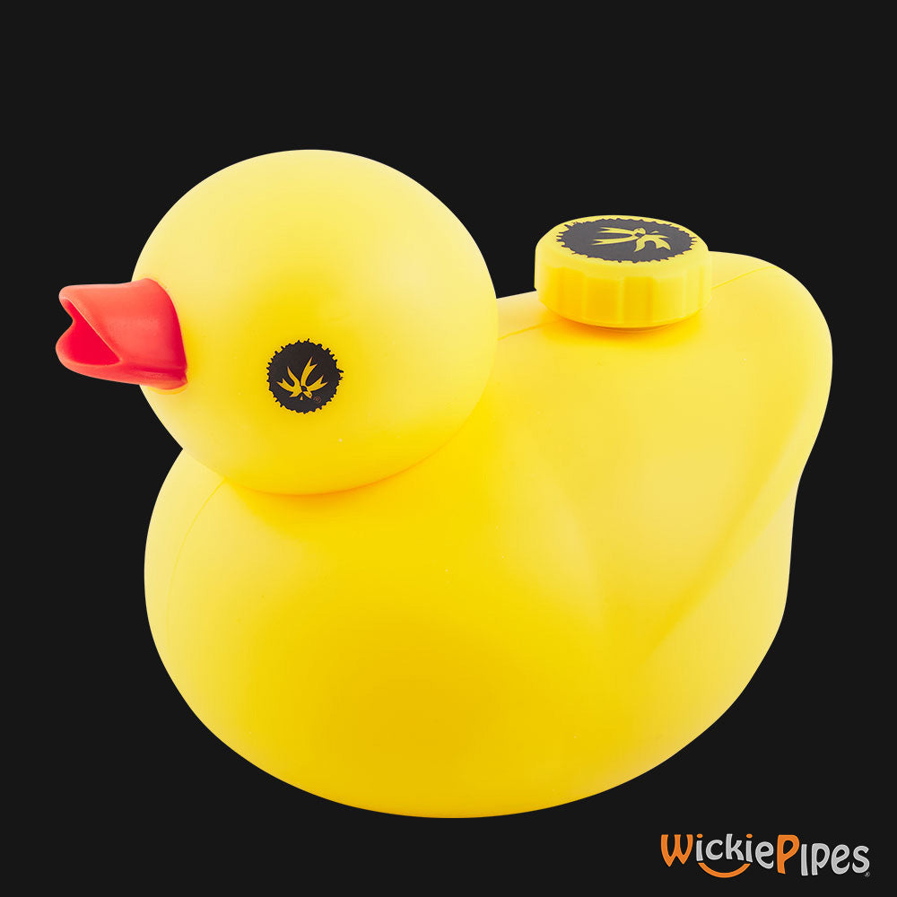 PieceMaker Kwak Yellow 4-Inch Mini Duck Silicone Water Pipe | WickiePipes.com