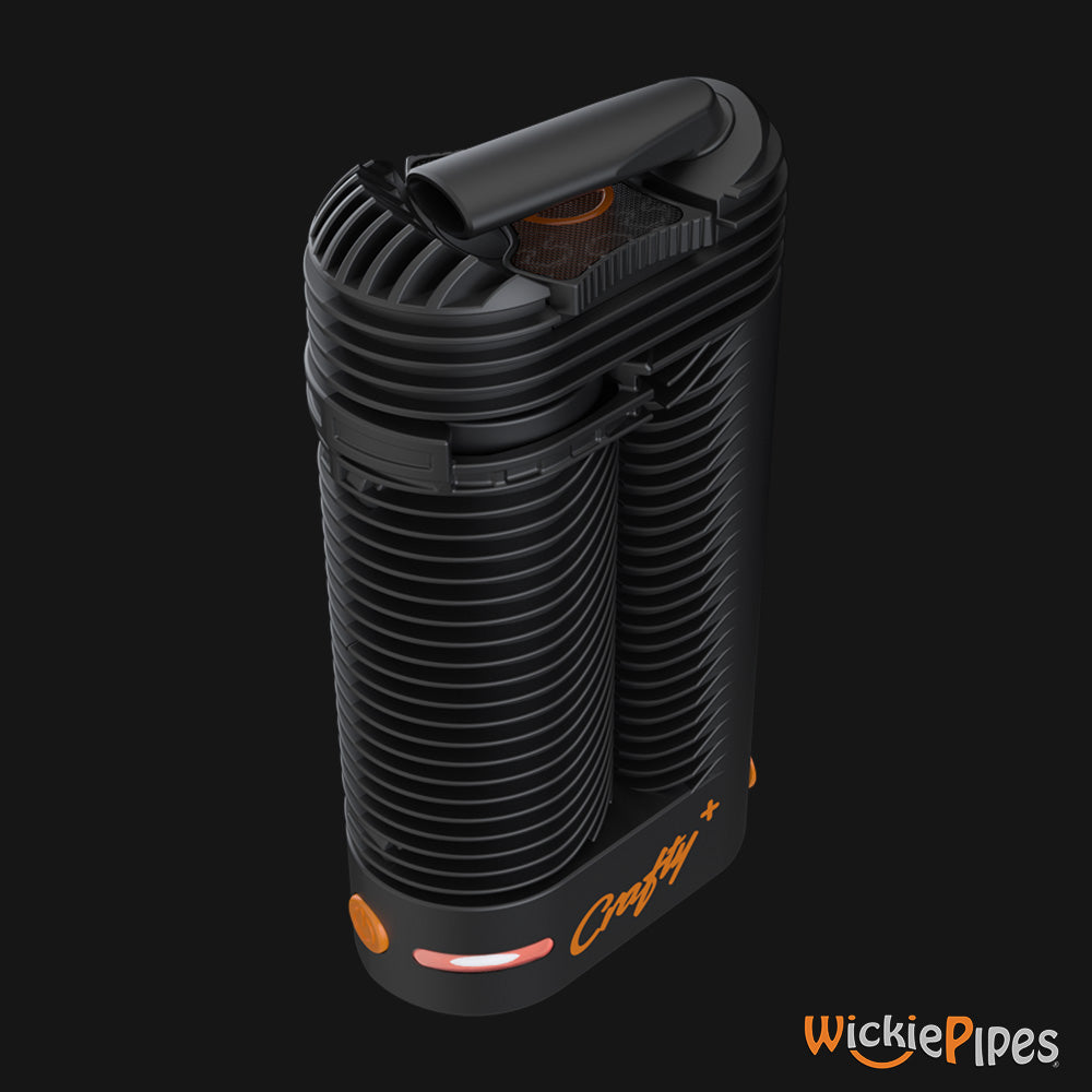 Storz & Bickel - CRAFTY+ Vaporizer Power On Mouthpiece Closed | WickiePipes.com