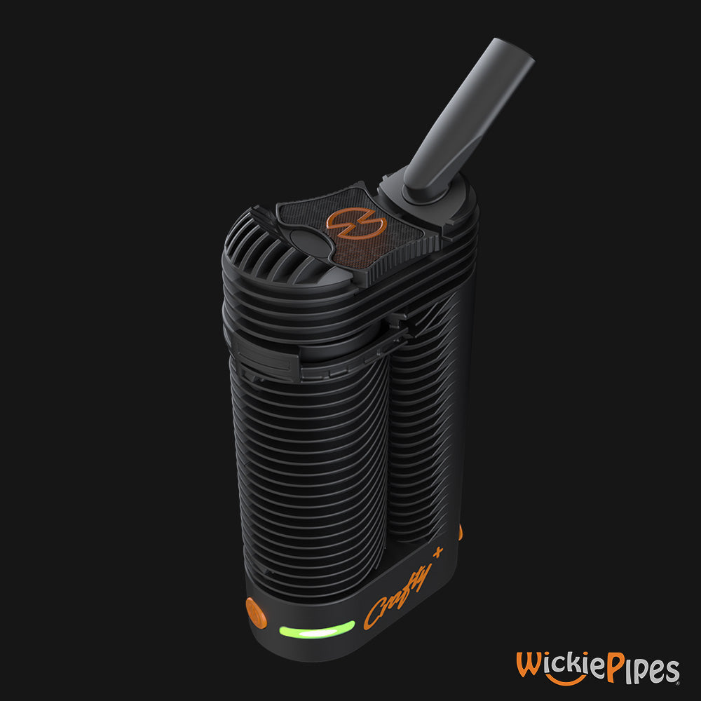 Storz & Bickel - CRAFTY+ Vaporizer Power On Mouthpiece Open | WickiePipes.com