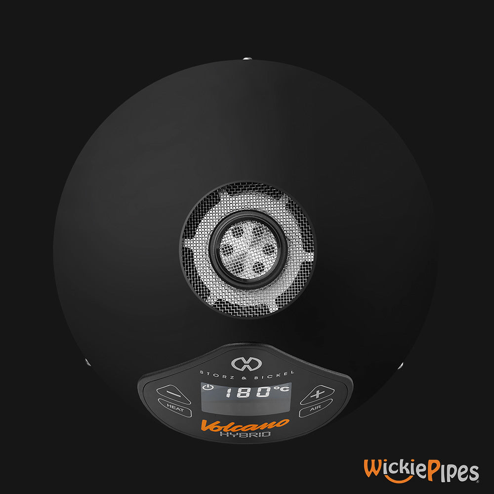 Storz & Bickel - VOLCANO HYBRID Vaporizer Onyx Hot Air Outlet top view | WickiePipes.com